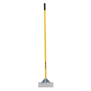 16" Scraper, Stainless Steel Blade, 66" Yellow Aluminum Handle